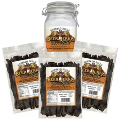 Buffalo Bills Honey Ale Beef Jerky 3 Bag Starter Kit (3 Bags And 1 Jar) -Grocery Sales GUEST 93a2f834 9522 454d abb7 9db9c5bfbc72