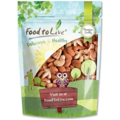 Dry Roasted Almonds And Cashews Mix - By Food To Live -Grocery Sales GUEST 9452ef5a 7edb 47b1 9649 3a8f837c79d7