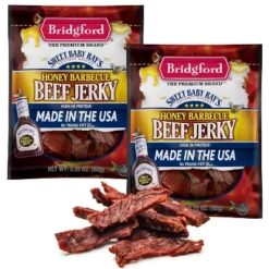Bridgford Sweet Baby Ray’s Beef Jerky Honey BBQ 3.25 Oz - Ready-to-Eat High Protein Jerky For Midday Energy Boost Or A Post Workout Snack -Grocery Sales GUEST 946d7f03 8562 4b21 870b 317ff91b2faa