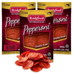 Bridgford Sliced Pepperoni 5 Oz - Ready-to-Eat Pepperoni Slices For Pizza And Sandwiches With Zero Carb Ideal For Your Keto Diets -Grocery Sales GUEST 94afc018 a814 40bc a452 23f99b20123d