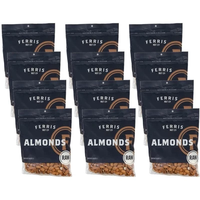 Ferris Nut Co. Raw Almonds - Case Of 12/16 Oz 4 Ferris Nut Co. Raw Almonds - Case Of 12/16 Oz - Image 2