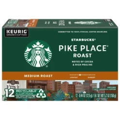 Starbucks Medium Roast Pike Keurig K-Cup Coffee Pods - 12ct -Grocery Sales GUEST 963e132c fd87 4b74 b629 ba46d804d3d2