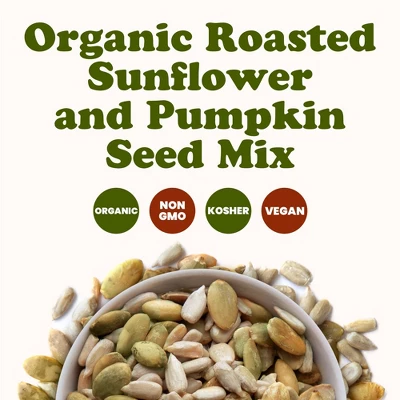 Organic Dry Roasted Sunflower And Pumpkin Seed Mix - By Food To Live 3 Organic Dry Roasted Sunflower And Pumpkin Seed Mix - By Food To Live