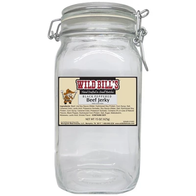 Wild Bill's Black Peppered Beef Jerky One-Bag Starter Kit (one 15oz Bag And 1 Jar) 4 Wild Bill's Black Peppered Beef Jerky One-Bag Starter Kit (one 15oz Bag And 1 Jar) - Image 2