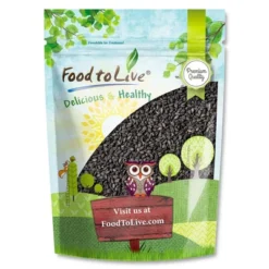 Dry Roasted Black Sesame Seeds - By Food To Live 15 Dry Roasted Black Sesame Seeds - By Food To Live -Grocery Sales GUEST 989279a6 d718 4ced bf16 ac9e68e51ba7