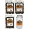 Buffalo Bills Honey Ale Beef Jerky 3 Bag Starter Kit (3 Bags And 1 Jar)