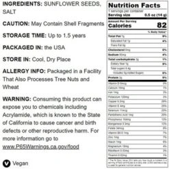 Dry Roasted Sunflower Seed Kernels With Himalayan Salt - By Food To Live -Grocery Sales GUEST 9b11a307 ec95 4a6a a2d8 fc13b3272b12