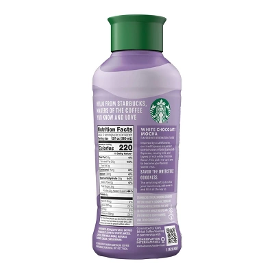 Starbucks Discoveries White Chocolate Mocha - 40 Fl Oz 4 Starbucks Discoveries White Chocolate Mocha - 40 Fl Oz - Image 2