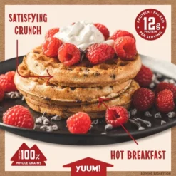 Kodiak Protein-Packed Power Waffles Chocolate Chip Frozen Waffles - 8ct -Grocery Sales GUEST 9dc7c362 64e8 43a7 a21a 05aa2f4745fd