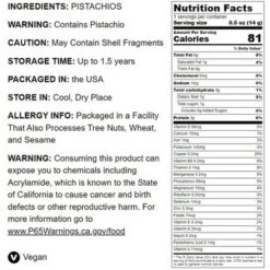 Dry Roasted Pistachio Kernels - By Food To Live -Grocery Sales GUEST 9ed1420b 4f36 4eec 99f6 e5fe155cbd7e