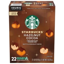 Starbucks Hazelnut Cocoa Flavored Italian Roast Keurig K-Cup Coffee Pods - 22ct -Grocery Sales GUEST 9efac556 ca7a 4cf7 b29d a8b7c90c842f