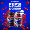 Pepsi Wild Cherry & Cream Zero Sugar Soda - 12pk/12 Fl Oz Cans