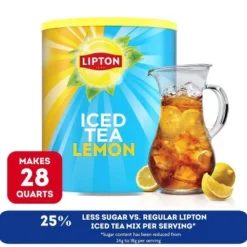 Lipton Reduced Sugar Lemon Iced Tea Mix - 50.2oz -Grocery Sales GUEST 9fd1b000 628a 4709 b9dd 38979eeb43c2