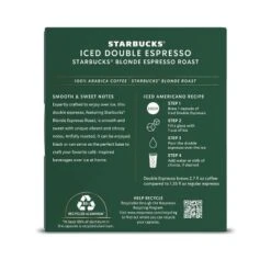 Starbucks By Nespresso Vertuo Line Iced Double Espresso Blonde Light Roast Coffee Pods -Grocery Sales GUEST a0ae2849 7639 461d a2eb 5fed9746d9ba