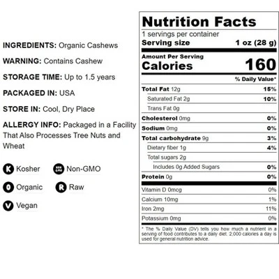 Organic Cashew Flour - By Food To Live 5 Organic Cashew Flour - By Food To Live - Image 3