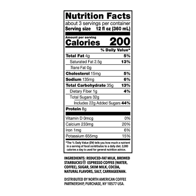 Starbucks Caffe Mocha Iced Espresso - 40 Fl Oz 6 Starbucks Caffe Mocha Iced Espresso - 40 Fl Oz - Image 4