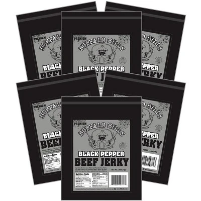 Buffalo Bills 2.6oz Premium Black Pepper Beef Jerky Packs (six 2.6oz Beef Jerky Packs) 7 Buffalo Bills 2.6oz Premium Black Pepper Beef Jerky Packs (six 2.6oz Beef Jerky Packs) - Image 5