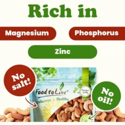 Dry Roasted Almonds And Cashews Mix - By Food To Live -Grocery Sales GUEST a1da0aae a921 4b2c 8976 272fc12cd26f