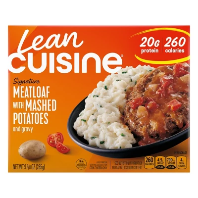 Lean Cuisine Protein Kick Frozen Meatloaf With Mashed Potatoes Microwave Meal - 9.375oz 14 Lean Cuisine Protein Kick Frozen Meatloaf With Mashed Potatoes Microwave Meal - 9.375oz - Image 12