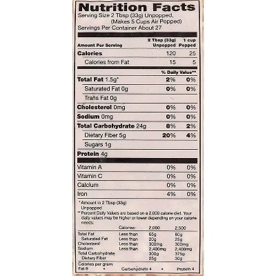 Hilger's Agri-Natural 2 Lb Yellow Popcorn Kernels - Pack Of 3 6 Hilger's Agri-Natural 2 Lb Yellow Popcorn Kernels - Pack Of 3 - Image 4