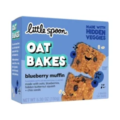 Little Spoon Blueberry Muffin Baked Oat Baked Bar Kids' Snacks - 5.3oz/5ct -Grocery Sales GUEST a36a8cf0 56d6 49c5 80fb db16ef3ec7fc