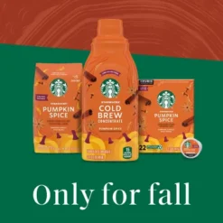 Starbucks Pumpkin Spice Flavored Cold Brew Concentrate, Multi-Serve, Naturally Flavored - 32 Fl Oz -Grocery Sales GUEST a4630a39 1d08 4009 b147 aceb80f07f1e