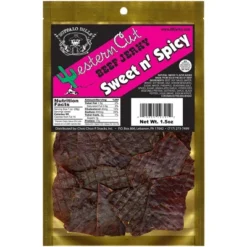 Buffalo Bills 1.5oz Western Cut Sweet N Spicy Beef Jerky - Ten 1.5oz Packs