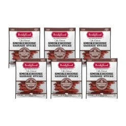 Bridgford Smokehouse Sausage Sticks Original 5 Oz - Gluten Free High Protein Smoked Sausage Sticks For A Variety Of Dietary Preferences -Grocery Sales GUEST a55bd78d 60d7 4b12 800a 72adab7c8be5