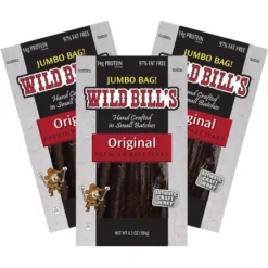 Wild Bill's Original Hickory Beef Jerky 6.5oz Packs - 3 Packs -Grocery Sales GUEST a62749c7 49b9 4189 8e87 c54f0d4712fd