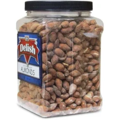 ROASTED SALTED ALMONDS, WITH SEA SALT BY IT'S DELISH, 2.5 LBS JUMBO JAR -Grocery Sales GUEST a8fb48db fc1c 4b76 a07e 504849de6403