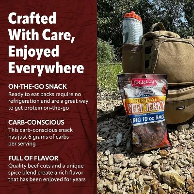 Bridgford Sweet Baby Ray’s Beef Jerky Sweet N Spicy 10 Oz - Ready-to-Eat High Protein Sweetened Spicy Beef Jerky For On-the-Go Snacking 7 Bridgford Sweet Baby Ray’s Beef Jerky Sweet N Spicy 10 Oz - Ready-to-Eat High Protein Sweetened Spicy Beef Jerky For On-the-Go Snacking - Image 5