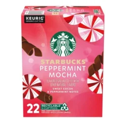 Starbucks Peppermint Mocha Light Roast Keurig K-Cup Coffee Pods - 22ct 25 Starbucks Peppermint Mocha Light Roast Keurig K-Cup Coffee Pods - 22ct -Grocery Sales GUEST ab8f50c8 c684 4d86 bc80 a533b8fe9c8e