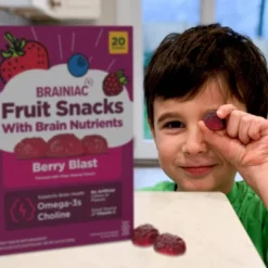 Brainiac Kids Fruit Snacks With Omega-3s Berry Blast - 12.4oz/20ct -Grocery Sales GUEST b079dcd4 5a28 4a25 8597 478c82a89531