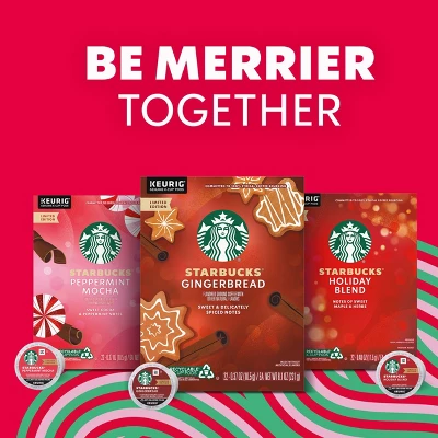 Starbucks Peppermint Mocha Light Roast Keurig K-Cup Coffee Pods - 22ct 11 Starbucks Peppermint Mocha Light Roast Keurig K-Cup Coffee Pods - 22ct - Image 9