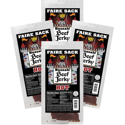 Buffalo Bills Hot 5oz Faire Sack Beef Jerky (4 Packs Hot Beef Jerky) 6 Buffalo Bills Hot 5oz Faire Sack Beef Jerky (4 Packs Hot Beef Jerky) - Image 4