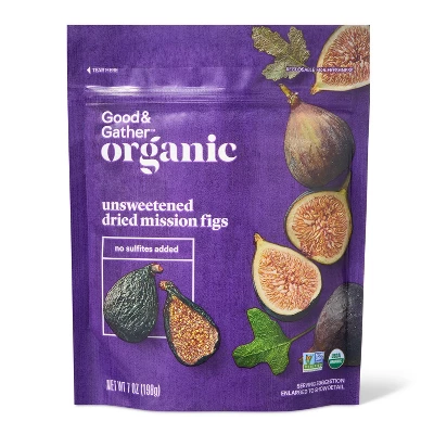 Organic Unsweetened Dried Mission Figs - 7oz - Good & Gather™ 4 Organic Unsweetened Dried Mission Figs - 7oz - Good & Gather™ - Image 2