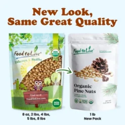 Organic Dry Roasted Pine Nuts - By Food To Live -Grocery Sales GUEST b43ef970 92fd 4f1e 9e84 007c02dacfef
