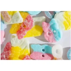 BUBS Swedish Candy Mix - Sweet & Sour Swedish Gummies- Vegan And Gluten Free - Big Skulls, Diamonds, Logs & More