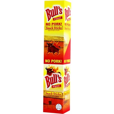 Bull's 0.9oz Original Sticks (No Pork) 24-ct Boxes - 3 Boxes 4 Bull's 0.9oz Original Sticks (No Pork) 24-ct Boxes - 3 Boxes - Image 2