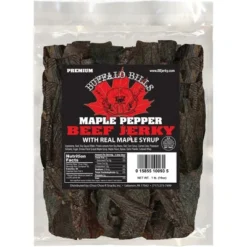 Buffalo Bills 16oz Premium Maple Pepper Beef Jerky Pieces (one Pound Bag In Random Size Pieces Beef Jerky Pieces) -Grocery Sales GUEST b8f12706 a318 4237 aa10 ad91cc26f316