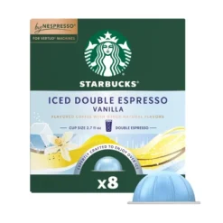 Starbucks By Nespresso Vertuo Line Iced Double Espresso Vanilla Flavored Light Roast Coffee Pods -Grocery Sales GUEST b9b052a5 04c2 4c54 b705 0f0aeda85841
