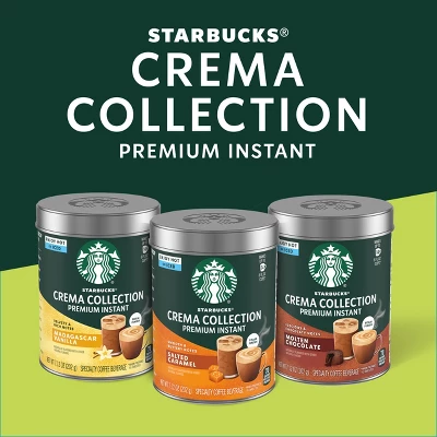 Starbucks Crema Collection Premium Salted Caramel Flavored Instant Coffee - 7.12oz 7 Starbucks Crema Collection Premium Salted Caramel Flavored Instant Coffee - 7.12oz - Image 5