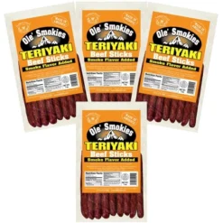 Buffalo Bills 7oz Teriyaki Ole Smokies (Beef Sticks) - Four 7oz Packs -Grocery Sales GUEST bb582d1f 65bf 4bb9 8a9f d6096dedd756