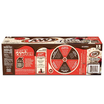 A&W Ice Cream Sundae Soda - 12pk/12 Fl Oz Cans 8 A&W Ice Cream Sundae Soda - 12pk/12 Fl Oz Cans - Image 6