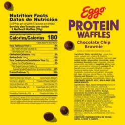 Eggo Frozen Protein Chocolate Chip Brownie Waffles - 12.3oz/10ct -Grocery Sales GUEST bc3db0bb 671b 4e92 b128 3d8bfb9930b5