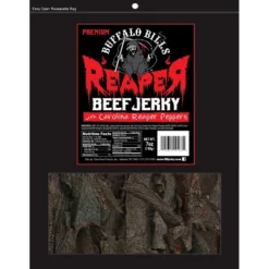 Buffalo Bills 7oz Premium Reaper Beef Jerky Packs (three 7oz Beef Jerky Packs)