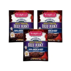 Bridgford Sweet Baby Ray’s Beef Jerky Sweet Teriyaki 3.25 Oz - High Protein Beef Jerky Teriyaki For On The Go Snacking And Busy Lifestyles -Grocery Sales GUEST bcea785a 505d 4379 8eed 2bf6d2f7b7a8