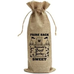 Buffalo Bills Sweet 5oz Faire Sack Huzzah Beef Jerky In Burlap Wine Bag (3 Packs Sweet Beef Jerky) -Grocery Sales GUEST bed2ef3a 58b7 4023 96a2 fde8e234b425