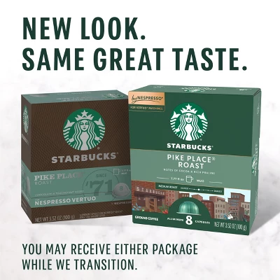 Starbucks Vertuo Line Medium Roast Dual Pack Coffee - 7.04oz/16ct 4 Starbucks Vertuo Line Medium Roast Dual Pack Coffee - 7.04oz/16ct - Image 2