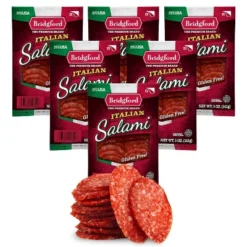 Bridgford Italian Salami 5 Oz - Zero Carb Healthy Italian Salami Sliced Charcuterie Meat For Your Charcuterie Boards Or Antipasto Platters -Grocery Sales GUEST c06a7da7 59c1 465e b3d0 193bcc94fc06